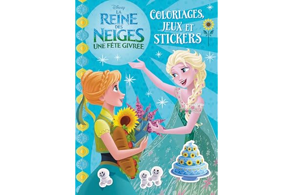 Reine des Neiges, Une fête givrée, COLO, JEUX ET STICKERS