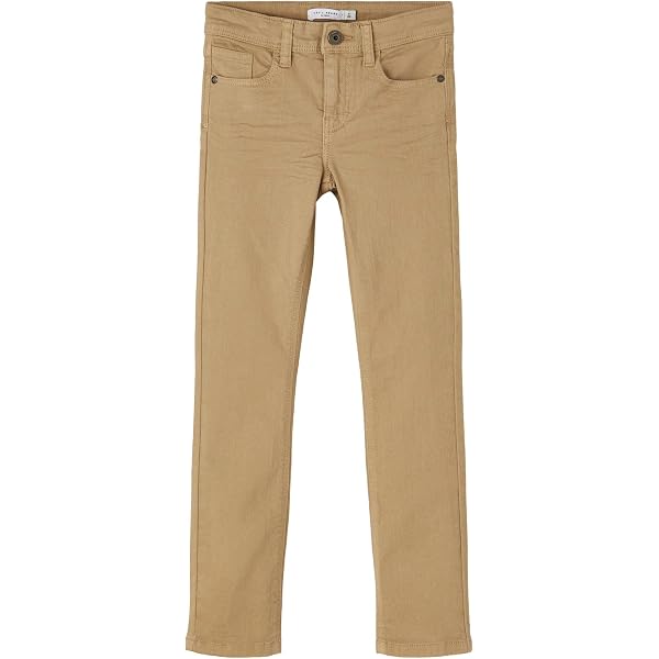 Jack & Jones Jpstmarco Jjdave AKM Noos Pantalon Chino Garçon - Extensible Confort Taille Mi-Haute
