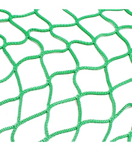 Anhängernetz Grün 1,40x2,30m - Wetterfestes Transportnetz Mit 30mm Maschenweite