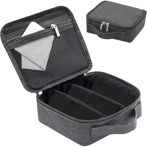 Sunglasses Travel Case, Foldable 5 Slot Eyeglass Organizer