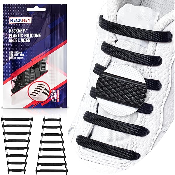 Lacci Piatti Elastici 44 Igliore Scarpe Da Corsa Senza Lacci Nel