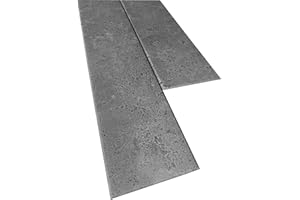 EURODECO Paneles de techo de poliestireno XPS PSE, Revestimiento de techo imitación Concreto Hormigón, Decorar de pared 100x16,7cm áspero 2mm((6 m²/36 unidades), P42)