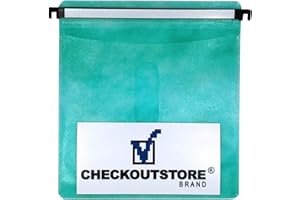CheckOutStore (300) CD Double-Sided Refill Plastic Hanging Sleeve (Green)