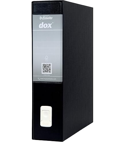 Esselte Dox 2 Raccoglitori A Leva Formato A4 - Confezione Da 6, Bianco, Per Archiviazione - Foto 5