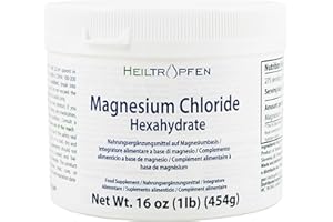 1 libras - 454 g de polvo de cloruro de magnesio | Hexahidrato | polvo de cristal | Heiltropfen®