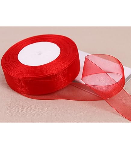 10 Mm De Ruban D’organza Cadeau écharpe De Mariage De
