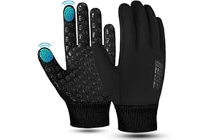 SAGA SPORTS Gants d'hiver pour Enfants | Gants pour garçons et Filles de 4 à 12 Ans | Compatibles avec écran Tactile, antidérapants | Chauds