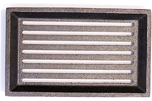 SHOPPING-KOBOLDE Hochwertiger 15,5x25 cm Gussrost Ofenrost Kaminrost Ascherost Rost Justus Island