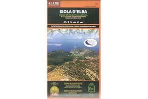 Isola d'Elba. Sentieri ufficiali del Parco e del CAI. G.T.E. Grande Traversata Elbana. Capoliveri bike park 1:25.000. Ediz. italiana, inglese e tedesca