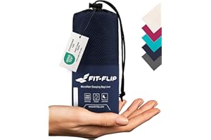 Fit-Flip Sábana Saco de Dormir - Saco Sábanas Ultraligero de 325 g o 310 g con Compartimiento de Almohada agregado - Sábana de Viaje Compacto