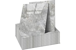 Wandfliesen Selbstklebend, OJTOJT Tile Stickers 22 Stück, Peel and Stick Tiles 30X30CM, Wasserfest & Schmutzabweisend, Schneidbar DIY, 4 Farben, für Badezimmer, Küche, Wohnzimmer (Stein-Grau)