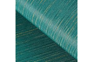 FunStick Carta da Parati Adesiva Muro Decorativa Mobili Impermeabile Carta di Contatto 30CM x 5M Addensato Mobili Pellicola Autoadesiva Lino Testurizzato per Cucina Cassetto Tavolo Piano di Lavoro