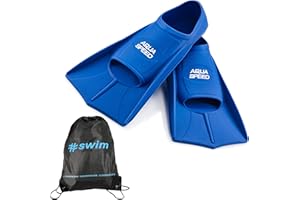 ‎AQUA SPEED Aqua Speed Kurze Schwimmflossen für Erwachsene und Kinder I HIGH TECH | weiche Trainingsflossen I leichte Kurzflossen I Training Flossen I Trainingsschwimmflossen I Schwimmen I Schwimmtraining