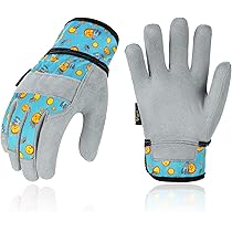 Guanti Da Lavoro Per Bambini - Morbidi, Traspiranti, Per Giardinaggio E Esterno (XXXS, Rosa)