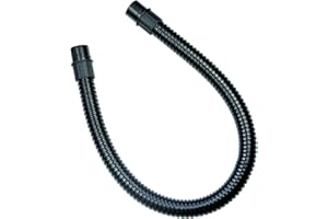 Manguera para Aspirador de Ceniza - Longitud de 1 m - Tubo con 35 mm de Diámetro - Diseño Flexible para Favorecer el Manejo - Ideal para Limpieza de Chimeneas y Cocinas - Dicoal