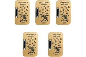 TALLON 5 x Glücks-Bingo-Bretter mit Metallclip, 24 x 15 cm.