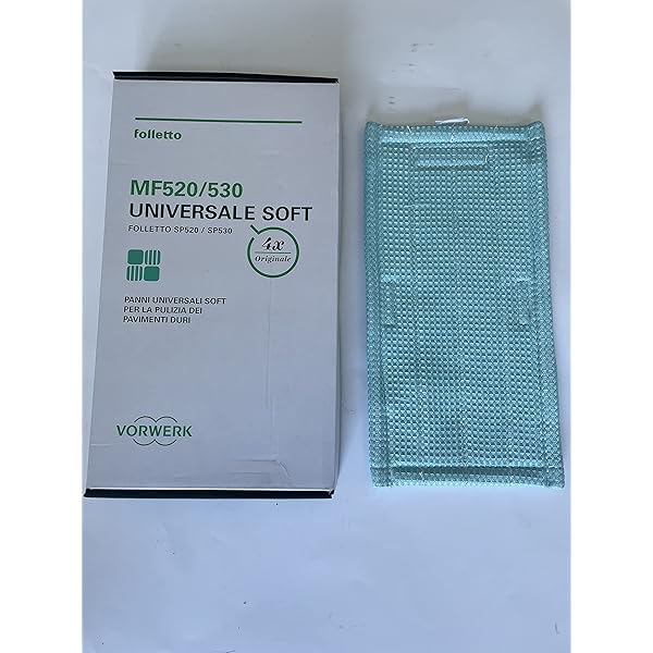 Panno Originale SOFT Per Lavapavimenti Folletto Vorwerk MF 520-530 - Per Pavimenti Duri - Foto 4