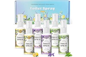 ‎SCENTORINI SCENTORINI Lufterfrischer Spray für WC und Bad, Toilettenspray, Wc Duftspray, 6 x 30 ML, Minze, Zitronen, Lavendel Duft, Wc Spray, Bad Lufterfrischer