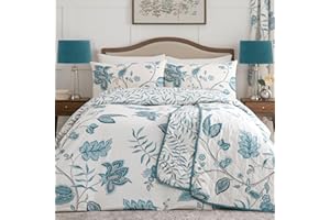 Dreams & Drapes Design - Samira - Reversible Duvet Cover Set - King Bed Size in Teal