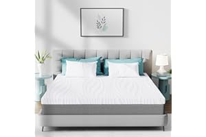 CloudÉtoile Matratzen Topper 160x200cm H2/H4 Visco Schaum - 2 in 1 Matratzentopper Memory Foam 8cm hoch Matratze für Boxspringbett, Abnehmbarer und waschbarer gesteppter Bezug