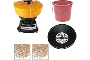 SMARTRELOADER Kit Completo per la Pulizia e Lucidatura dei Bossoli e Parti Metalliche, con Tumbler SR737 nano