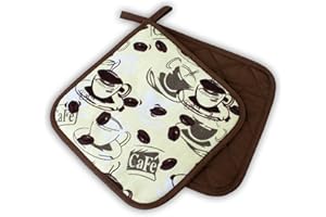 DELINDO LIFESTYLE Presina Kitchen, Cafe, marrone, 2 cucchiaini, classe PSA II fino a 250°C, resistente al calore, prodotto testato e certificato