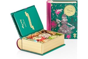 Venchi - Colección Navidad - Minilibro verde con bombones surtidos Chocoviar, 119 g - Idea de regalo- Sin gluten