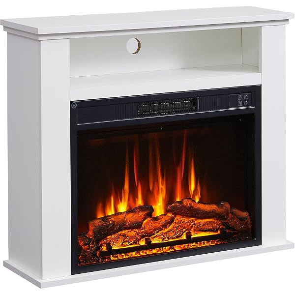 FlameKo Sahara Fireplace with 31 surround and Realistic Flame Effect  Heater White Multiple Colours Available : Amazon.co.uk: DIY u0026 Tools