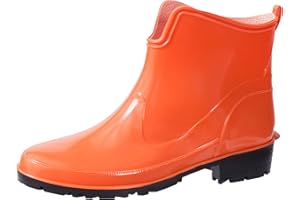 Ladeheid Gummistiefel Damen Kurz Wasserdicht Damenschuhe Elegant und Bequem LA-930