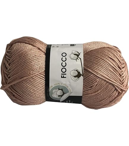 Cotone Per Uncinetto N°5, 100% Filò Di Scozia, 282 Metri, 100 Grammi, Colore Verde Acqua 14, Numero 5, 3 Fili, Uncinetto 2-1,75 Mm - 3