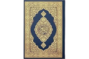 Everyfix Coran en Arabe – Saint Coran format A5 – Couverture Bleue – Coran texte en arabe pour récitation et lecture quotidienne – Livre islamique - Certifié par Al-Azhar Al-Sharif