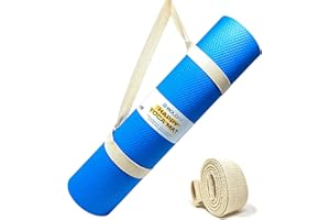 Boldfit Yoga Mat for Women and Men with Carry Strap EVA Material Extra Thick Exercise Mat for Workout Yoga Fitness Pilates an