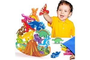 DejaNard Dinosauri per Bambini 2 3 4 5 Anni, Giochi Bambini 2-6 Anni Giochi Montessori 2-5 Anni Giochi Bambino 3 4 5 6 Anni Maschio Regalo Bambino 3-6 Anni Dinosauro Giocattolo