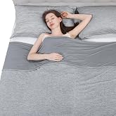 Elegear 2 in1 microfiber self-cooling blanket cooling blanket cotton soft blanket warm sofa blanket travel blanket double-sided blanket for adults and children. grey 170 x 130 cm