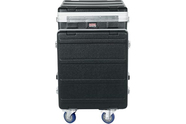 Gator Cases Mallette rackable légère pour console ATA moulée; 10U Pop-Up Top et 12U Latéral (GRC-10X12 PU)