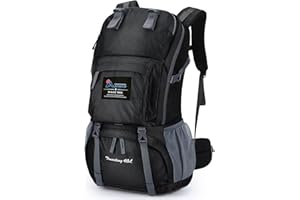 MOUNTAINTOP Mochilas Senderismo 40 litros Mujer Hombre Mochila de Trekking Mochila Montaña al Aire Libre Impermeable para Viaje Acampadas 33x22x55 cm