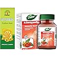 Dabur Sat Isabgol|Psyllium Husk| Effective Relief From Constipation - 200 Gm & Dabur Ashwagandha Tablet - Immunity Booster | Rich in Anti Oxidants (60 tablets)