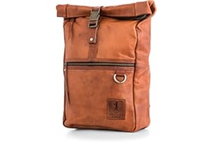 Berliner Bags Vintage Sac à Dos en Cuir Utrecht, Sac pour Ordinateur pour Hommes Femmes