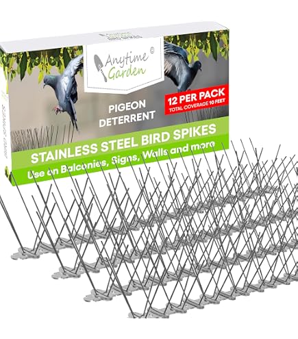 Pic Anti Pigeon 5m Balcon - Kit Complet Repulsif Oiseaux Avec Bande Adhésive - Protection Efficace