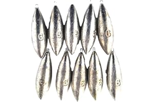 BZS Beach Bomb (10 Pack) Peso de Pesca en el mar Peso del mar 1oz, 2oz, 3oz, 4oz, 5oz o 6oz