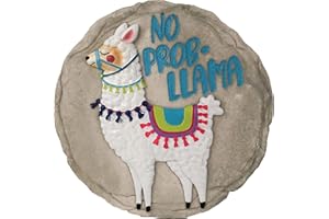 Spoontiques - Gartendekor - No Prob-Lama Trittstein - Dekostein für Garten