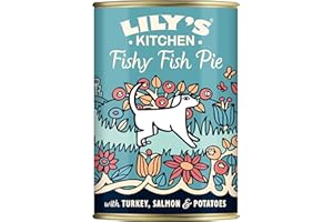 Lily's Kitchen Cibo Umido per Cani Pacco da (6 x 400 g) - Fishy Fish Pie Pesce