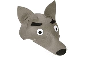 W WIDMANN MILANO Party Fashion - Sombrero de animal para niños, de fieltro, máscara, disfraz de animal, fiesta de cumpleaños infantil, carnaval