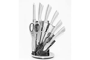 T-MIX Cheville, support de 5 couteaux + ciseaux + aiguiseur Swiss Line Switzerland