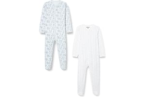 Care baby-pyjamas för flickor (2-pack), 2-pack ljusblå (700), 50 cm