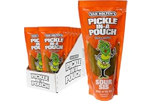 VAN HOLTEN'S PICKLES Sour SIS, Pickle in a Pouch (12 pickles)