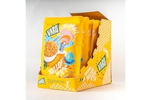 Jollof Rice Pack of 6 – Microwave Rice Ready in 2 Minutes – 6 x 250g Packs of Mild Jollof Rice – Convenient Nigerian Jollof Rice – Nigerian Rice Suitable for Vegetarians – Jollof Rice by Varo