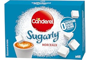 Canderel Sugarly, La boîte de 65 morceaux Poudre, 130g