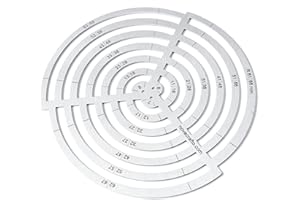 NOVECRAFTO Gabarit de découpe d'angle et de cercle en cuir pour travail du cuir - Fabriqué en acier inoxydable au Royaume-Uni