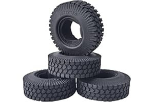 KEEDA 1.9 inch Rubber Tires Wheel Tyres for 1:10 RC Rock Crawler Car Axial SCX10 RC4WD D90 D110 TF2 TRX4 (C)